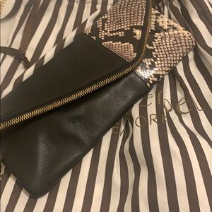 Henri Bendel clutch/ mini bag BLACK